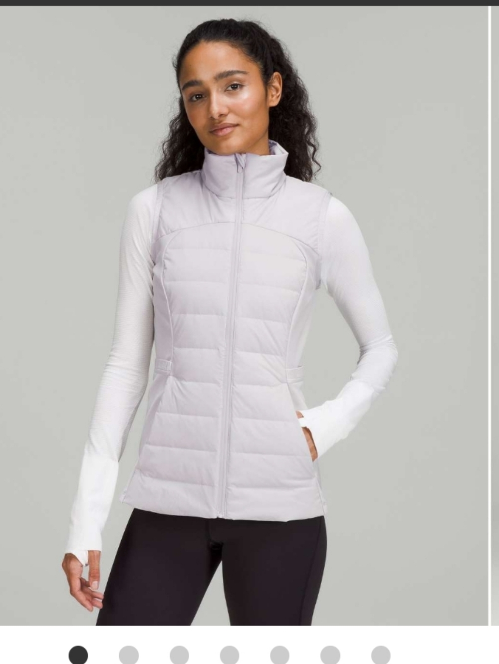 Lululemon Down For It All Vest - Chrome Size 10